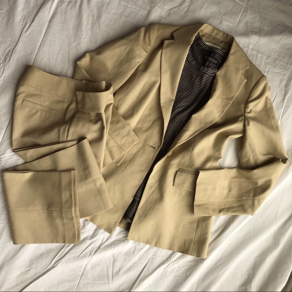 Cotton Blazer and Trousers